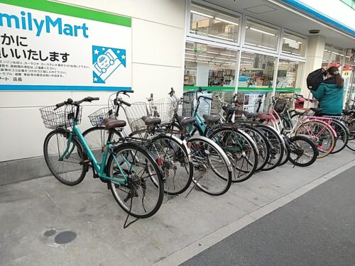 堺市の放置自転車の無料回収